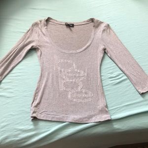 Bebe 3/4 sleeve shirt